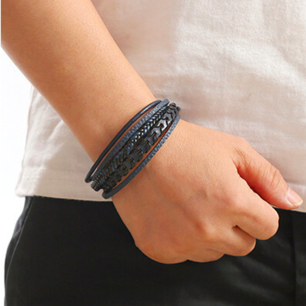 Eden™ | Leather Bracelet – Robust, Stylish & Timeless