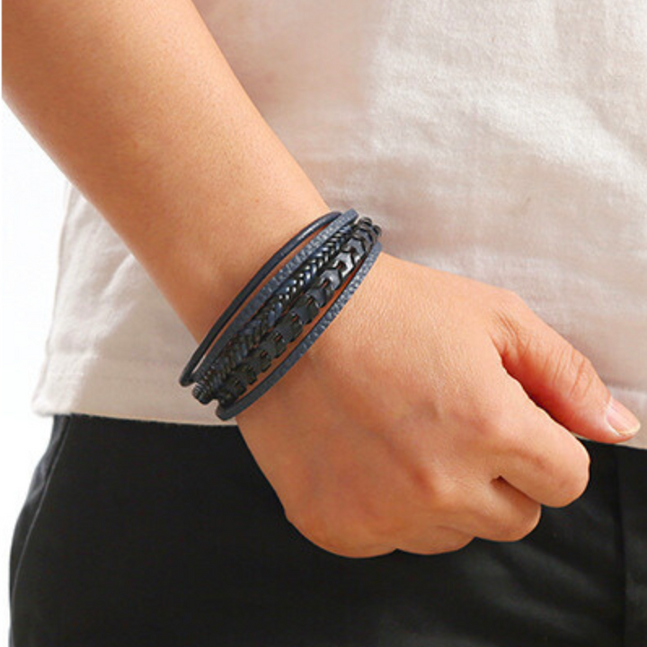 Eden™ | Leather Bracelet – Robust, Stylish & Timeless