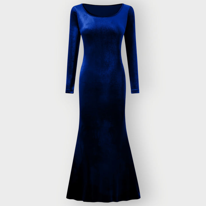 Darcy – Luxe Evening Silhouette Velvet Gown
