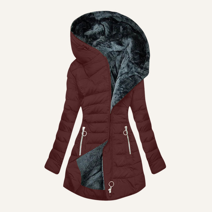 Gina - Warm Winter Hooded Coat