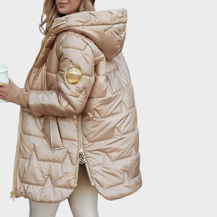 Nolwen - Elegant Winter Coat with Hood