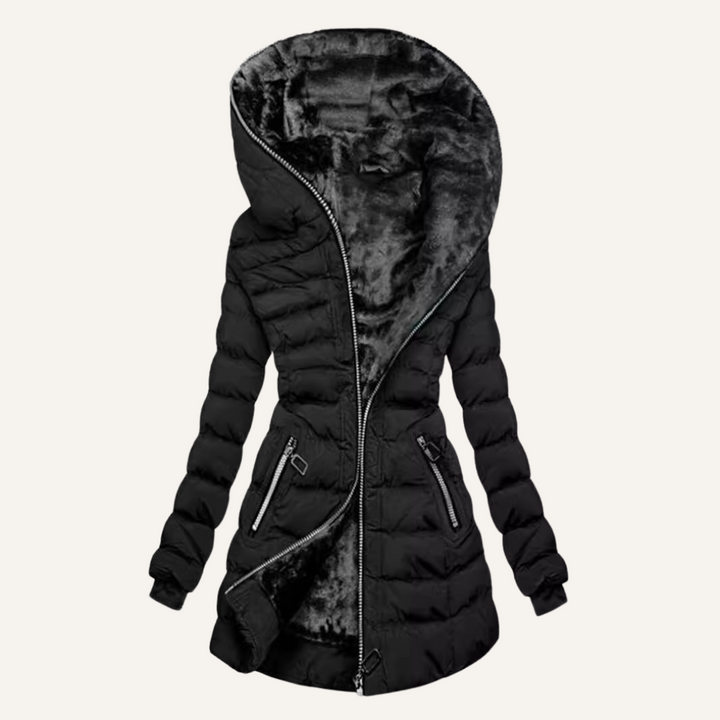 Gina - Warm Winter Hooded Coat