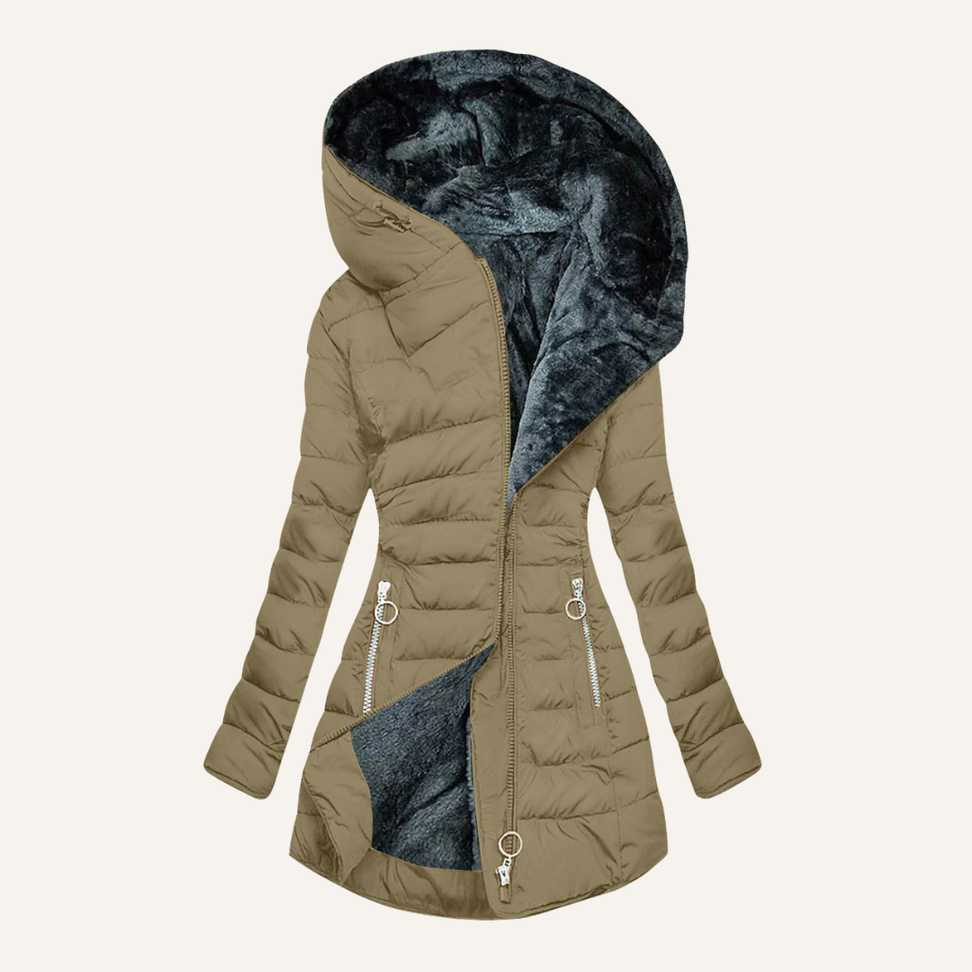 Gina - Warm Winter Hooded Coat