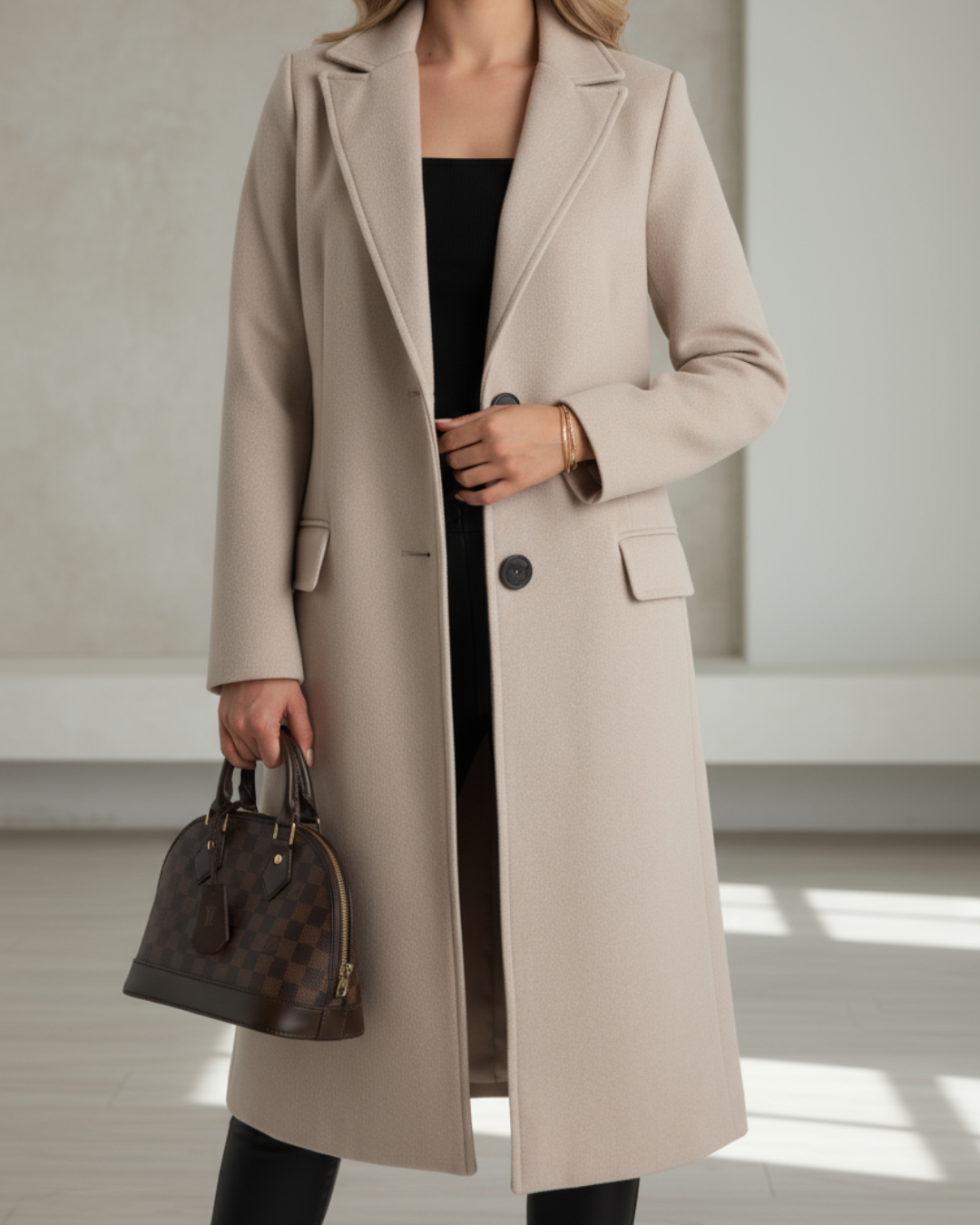 Auria - Elegant Long Coat