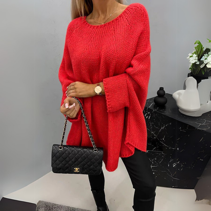 Isabelle | Elegant Women's Sweater with Round Neck