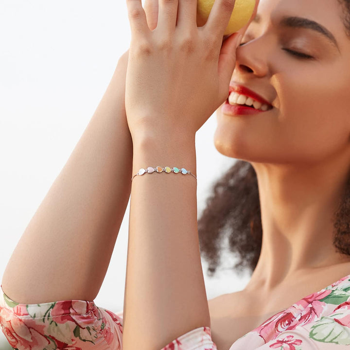 Silver Paw Print Bracelet – Adjustable Size