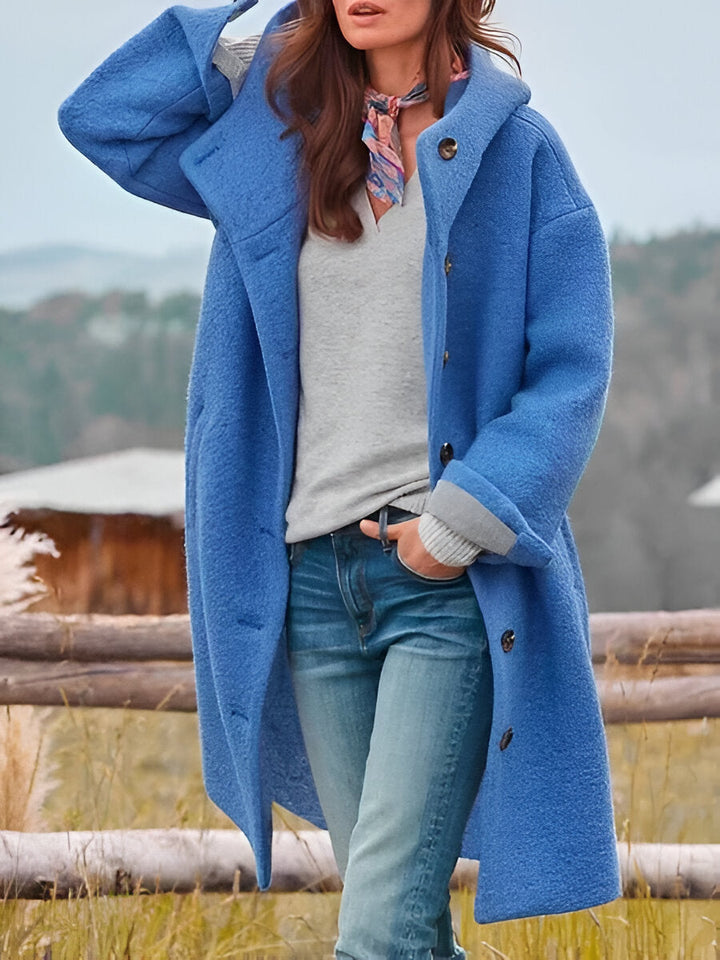 Diana - Long coat with hood