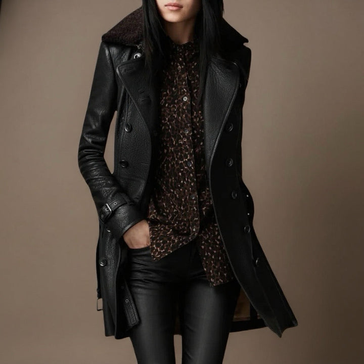 Carmen - Elegant Leather Coat