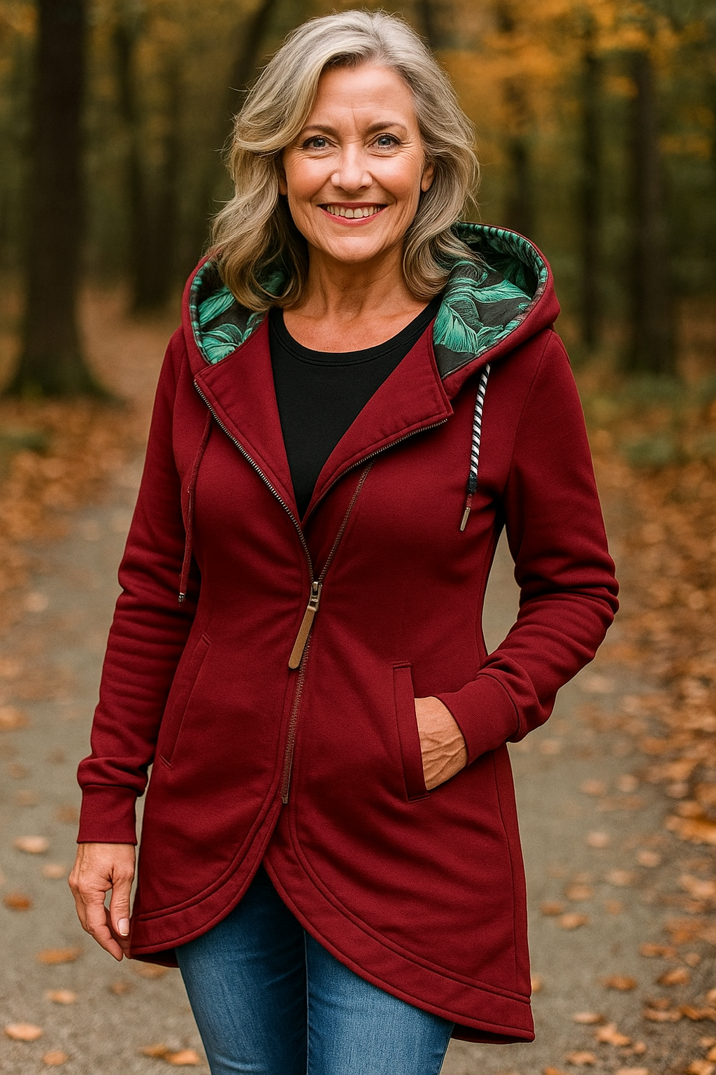 Monika - Elegant and Warm Winter Jacket with Hood