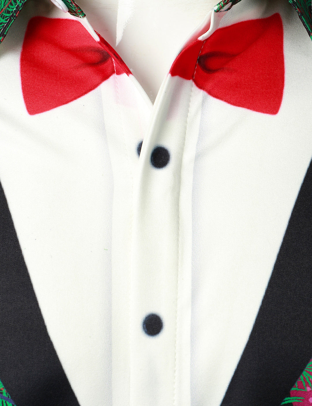 Men's Christmas Tree Camo Print Regular Fit Fun Outfit Themed Top Long Sleeve Shirt