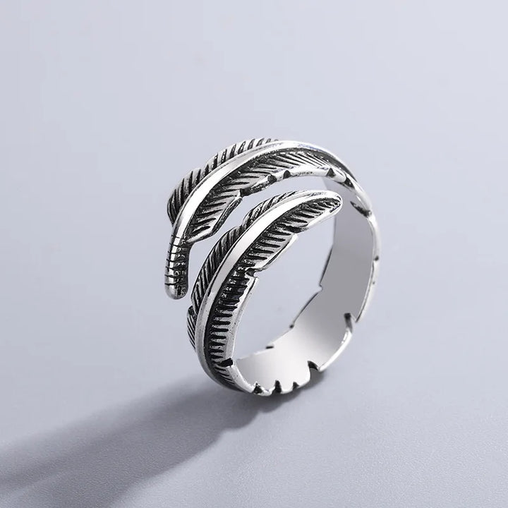 Angel Feather - Adjustable Commemorative Ring