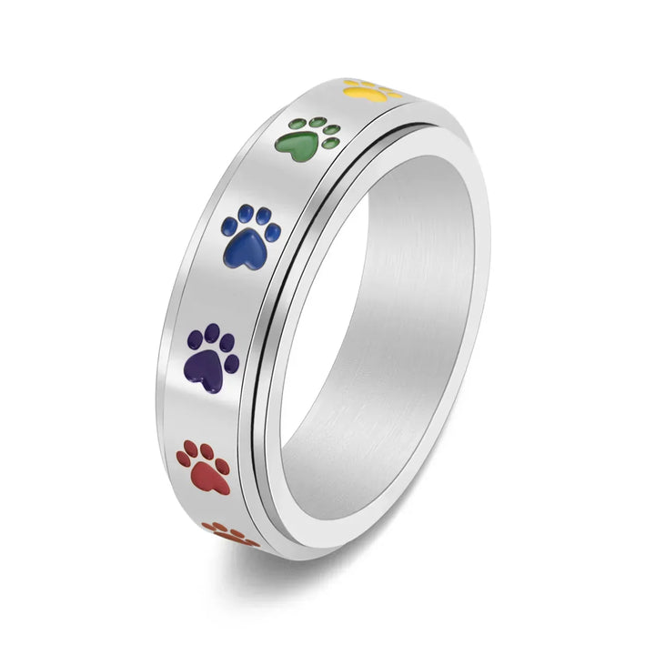 Rotating Stress-Relief Ring for Paws