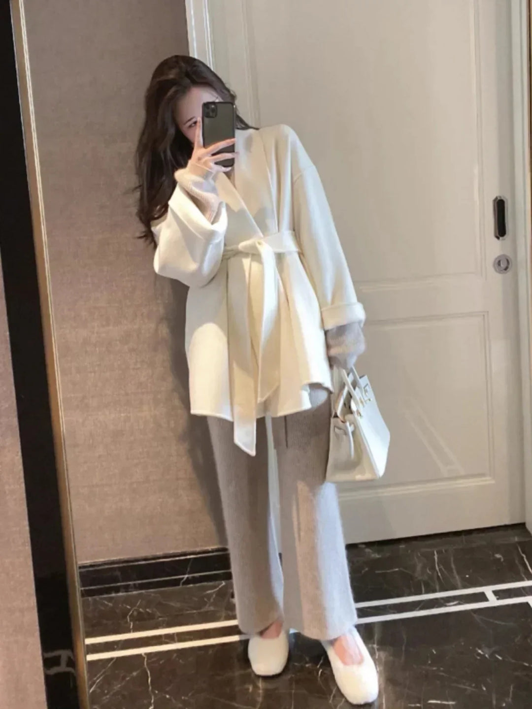 Serenya™ | Handmade Wool and Cashmere Coat