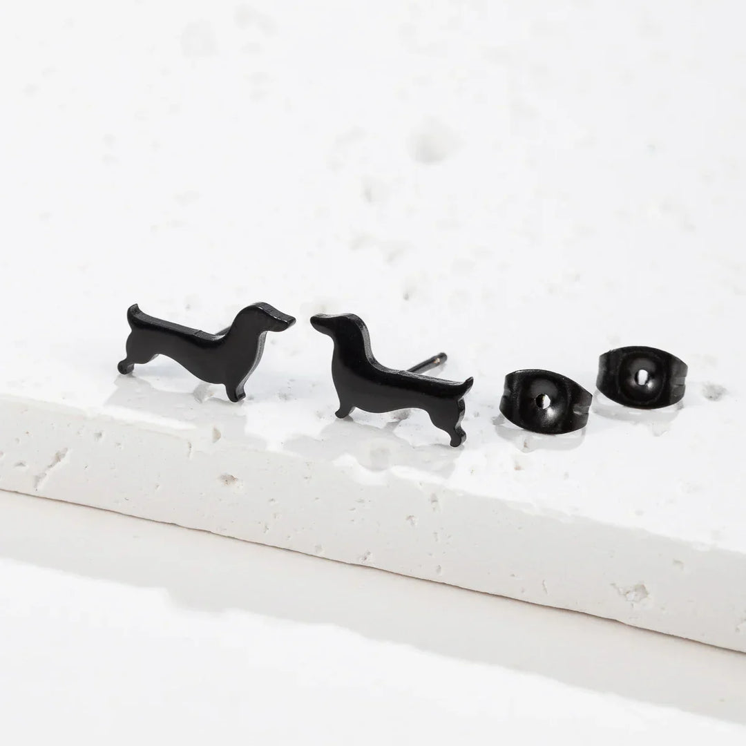 Dachshund Stud Earrings