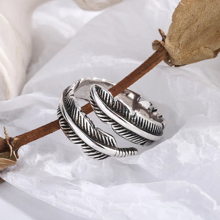 Angel Feather - Adjustable Commemorative Ring
