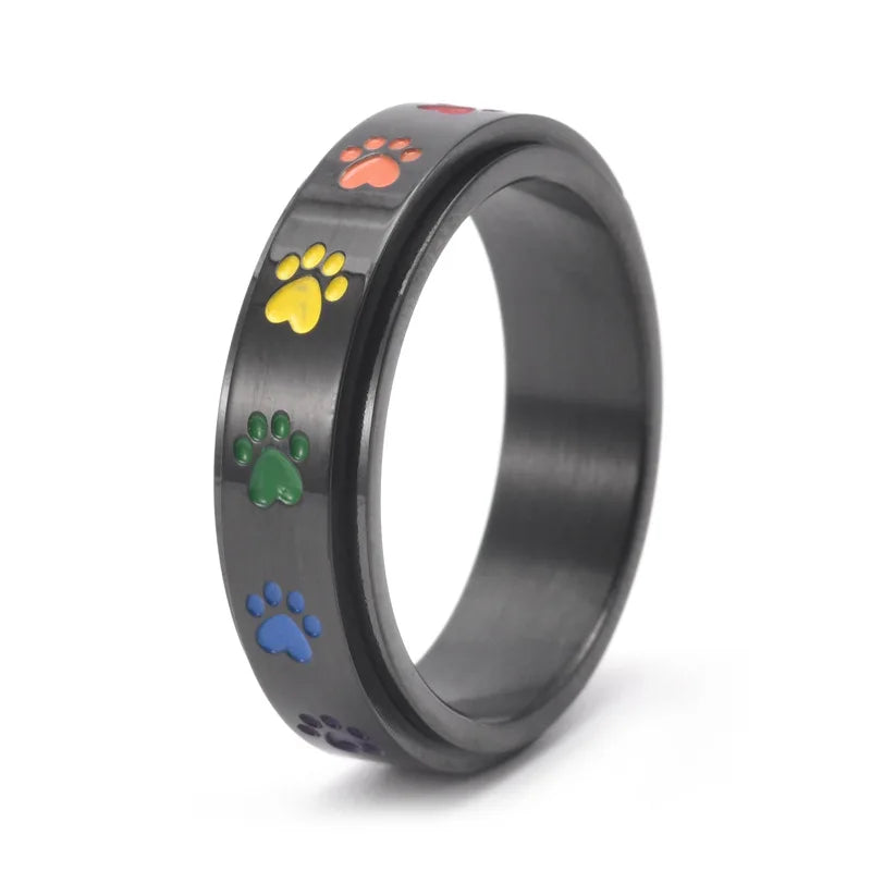 Rotating Stress-Relief Ring for Paws