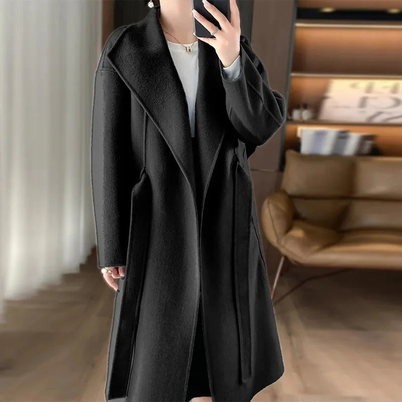Casmira™ | Cashmere Coat with Belt