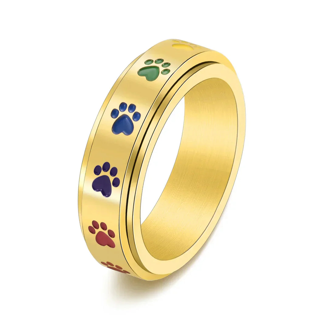 Rotating Stress-Relief Ring for Paws