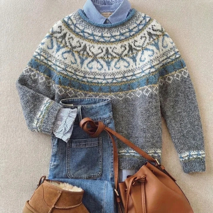 Luxe™ | Chic Vintage Knit Sweater