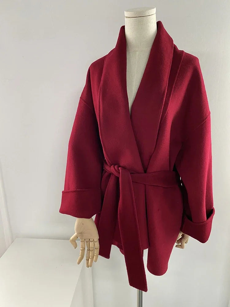Serenya™ | Handmade Wool and Cashmere Coat