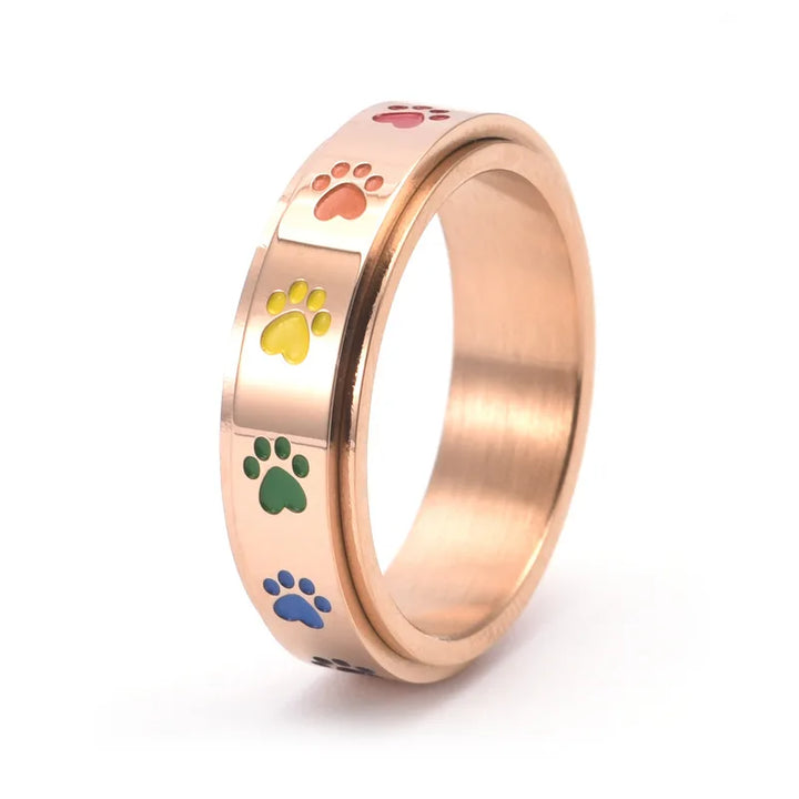 Rotating Stress-Relief Ring for Paws