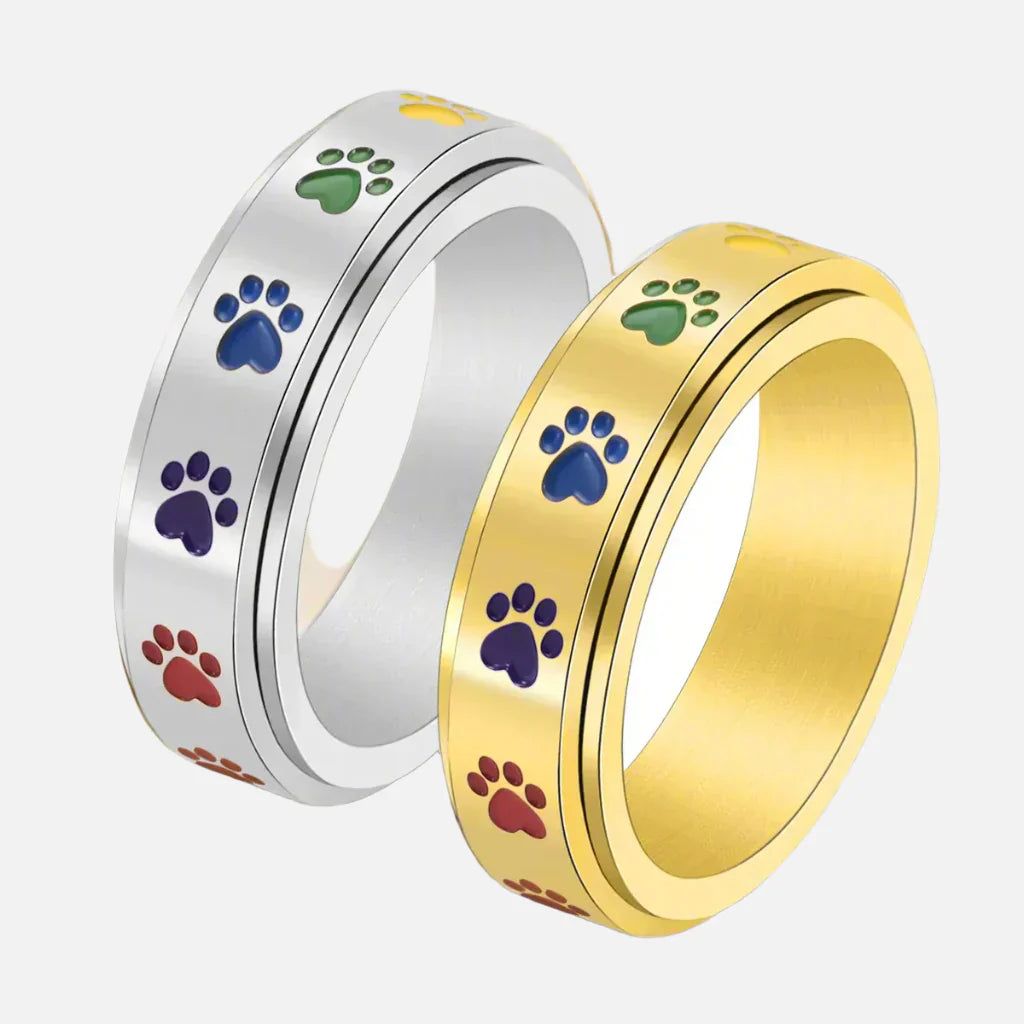 Rotating Stress-Relief Ring for Paws