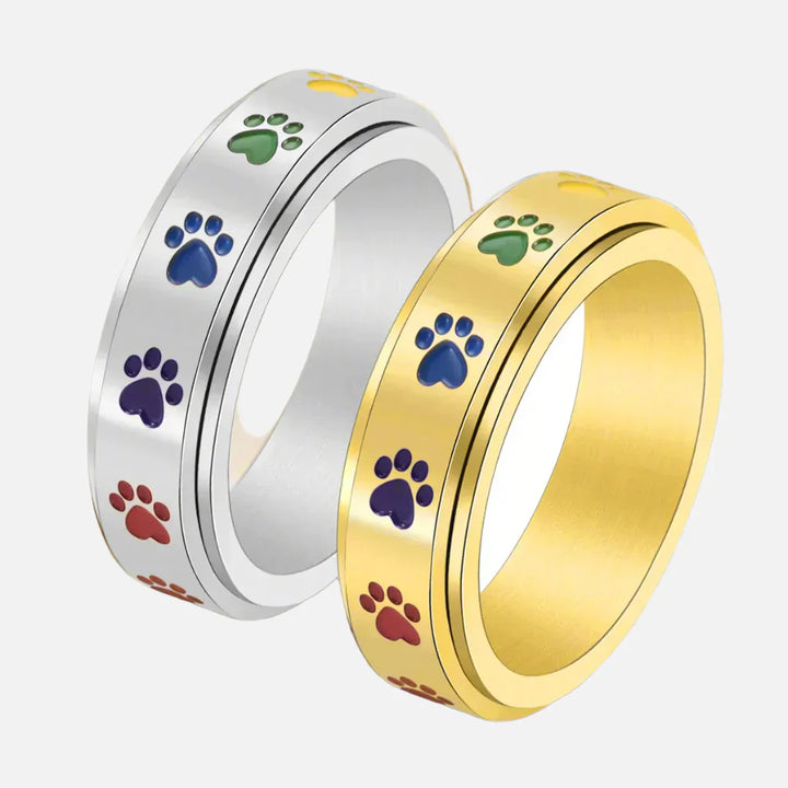 Rotating Stress-Relief Ring for Paws