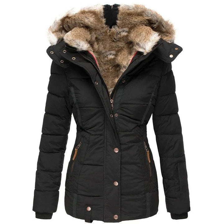 Ludovica - Warmest Winter Coat with Fur Lining