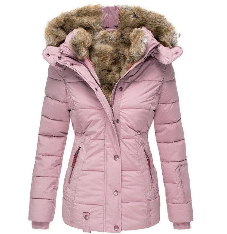 Ludovica - Warmest Winter Coat with Fur Lining