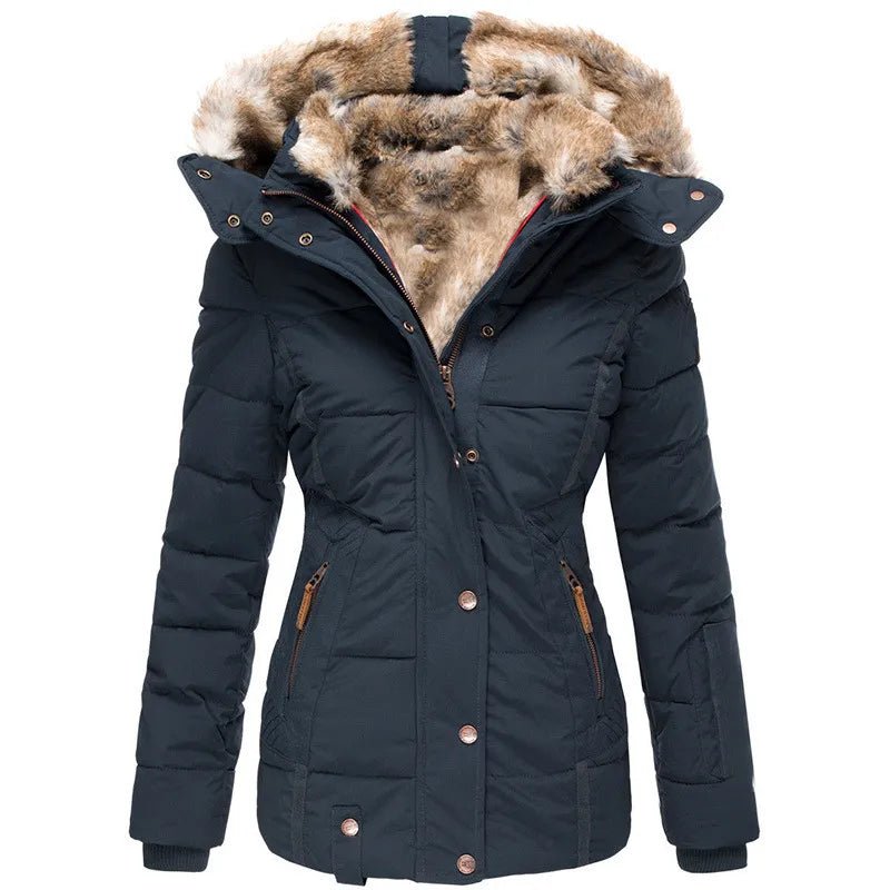 Ludovica - Warmest Winter Coat with Fur Lining