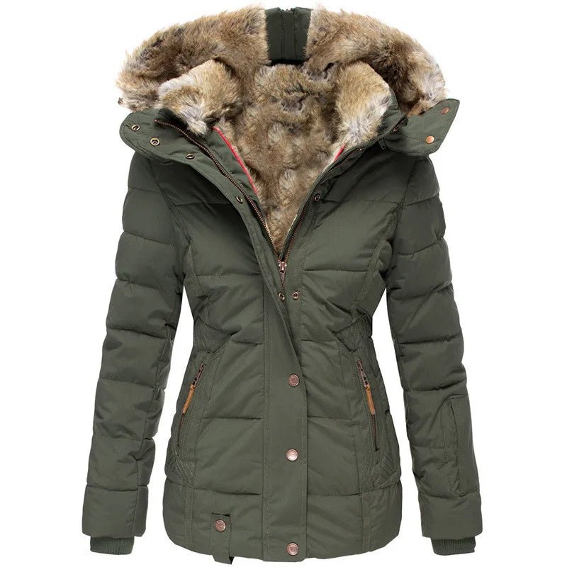 Ludovica - Warmest Winter Coat with Fur Lining