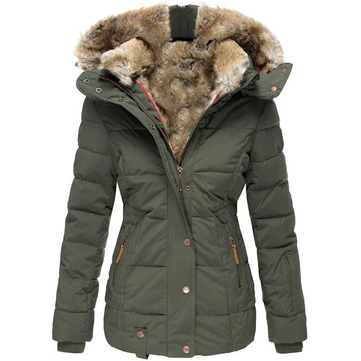 Ludovica - Warmest Winter Coat with Fur Lining