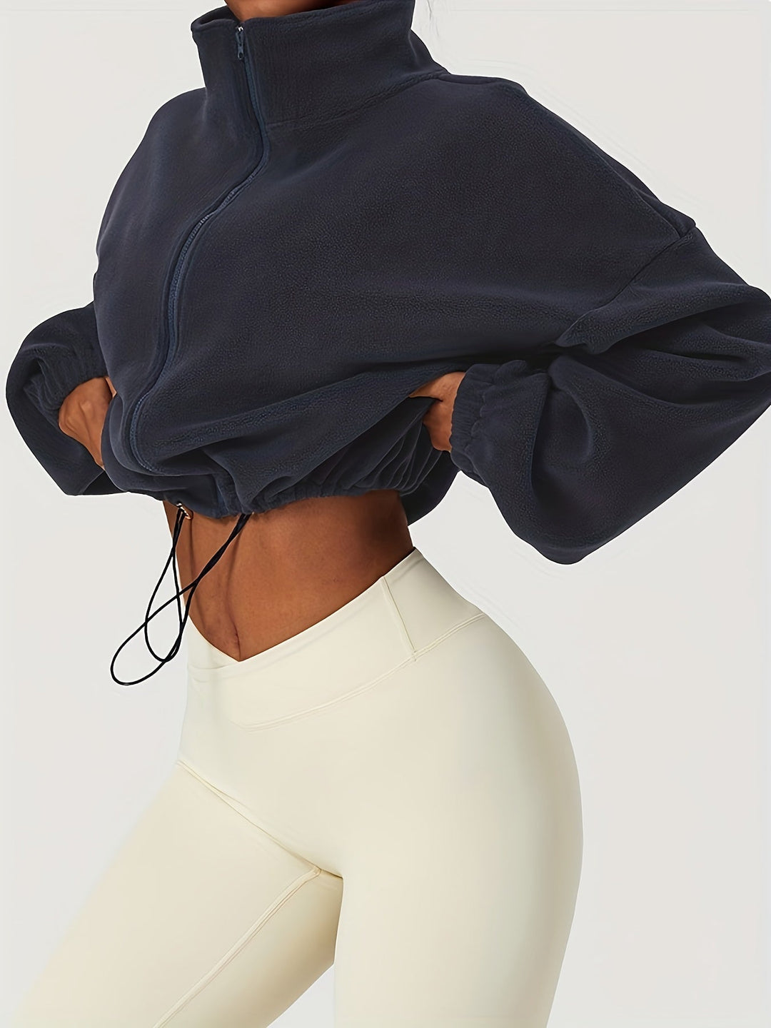 Velexia | Fleece Crop Top