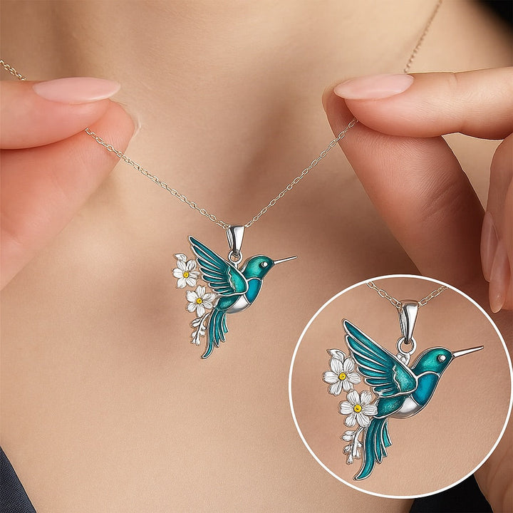 Beautiful Hummingbird Necklace + Free Earrings – Limited Offer