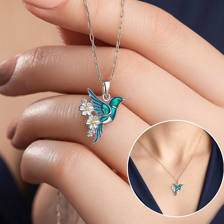 Beautiful Hummingbird Necklace + Free Earrings – Limited Offer