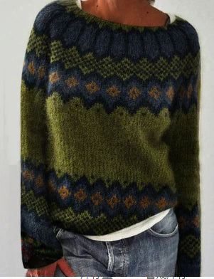 Harper - Retro Knit Sweater