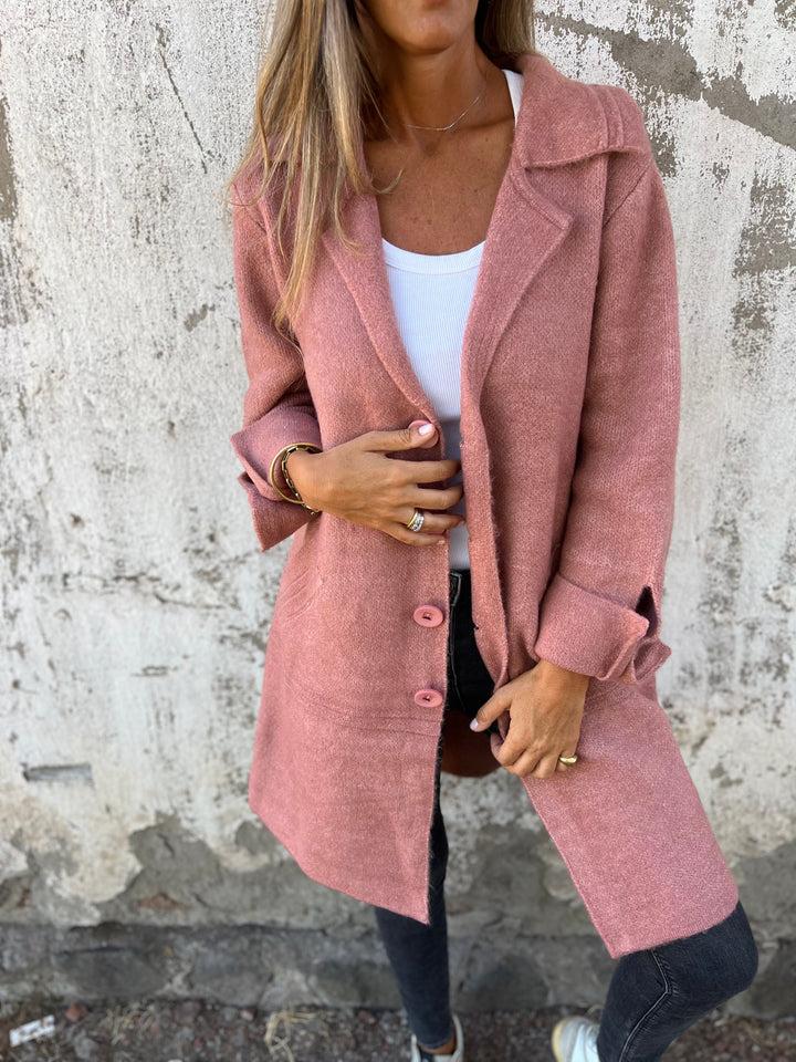 Baylea - Casual Long Wool Lapel Jacket