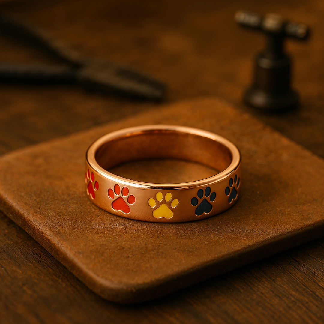 Rotating Stress-Relief Ring for Paws