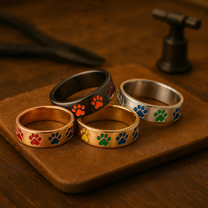 Rotating Stress-Relief Ring for Paws